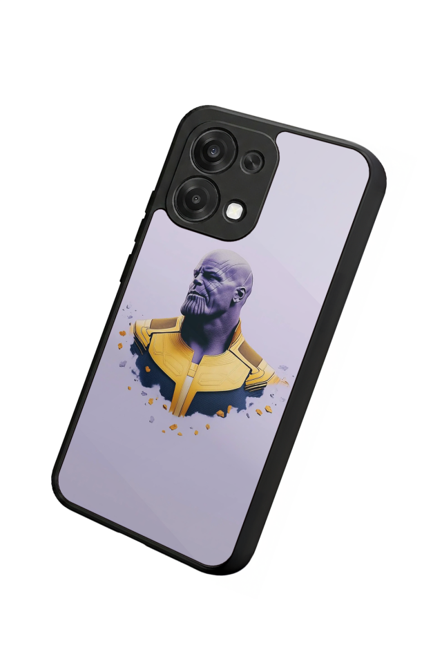 Oppo A6 Pro Uyumlu Thanos Tasarımlı Glossy Premium Kılıf