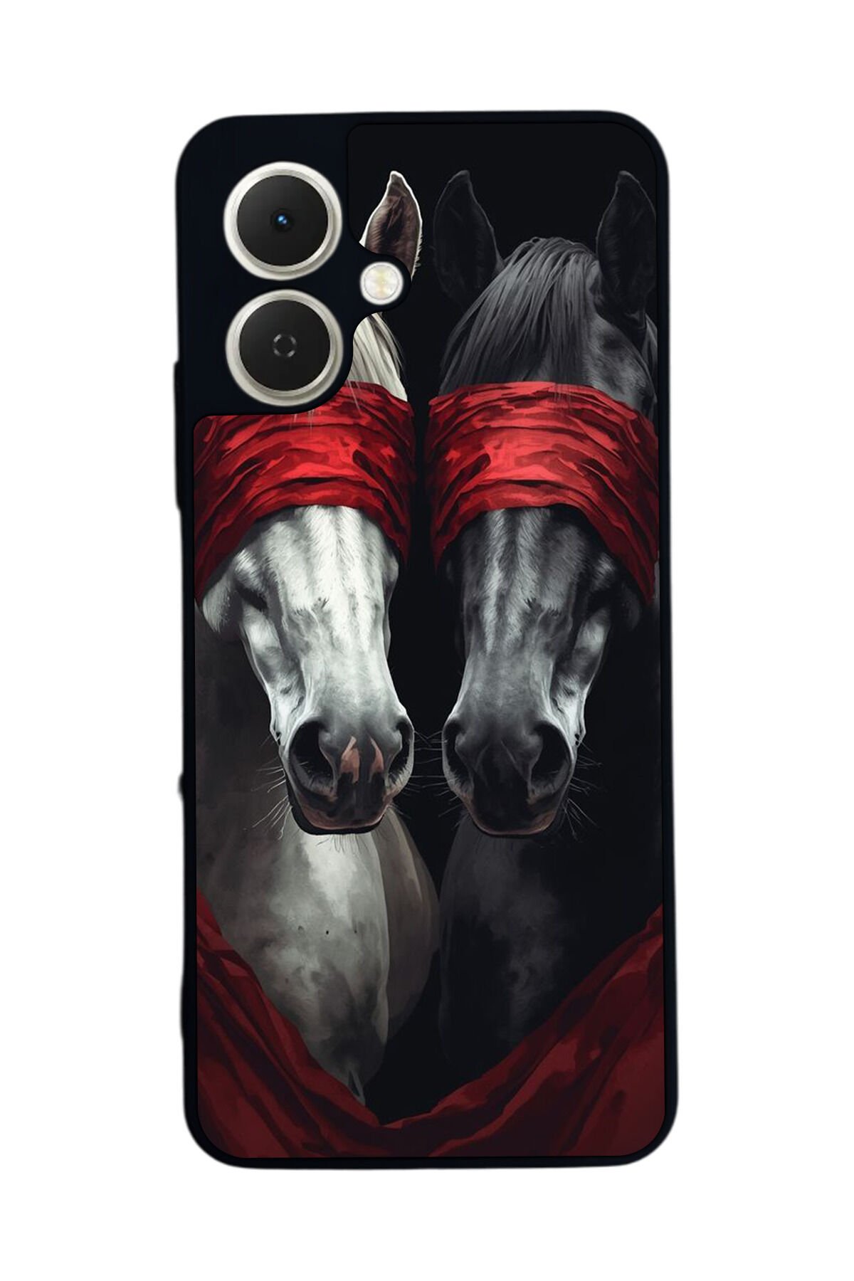 Tecno Spark GO 2 Uyumlu At Horse Tasarımlı Glossy Premium Kılıf
