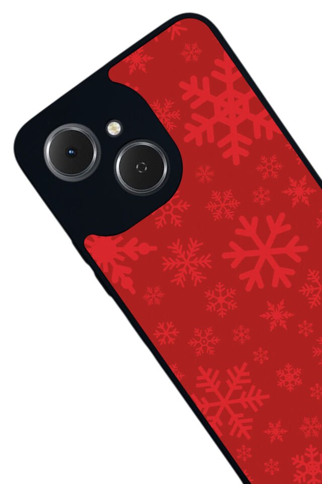 Tecno Spark 40C Uyumlu Yilbasi Christmas Tasarımlı Glossy Premium Kılıf
