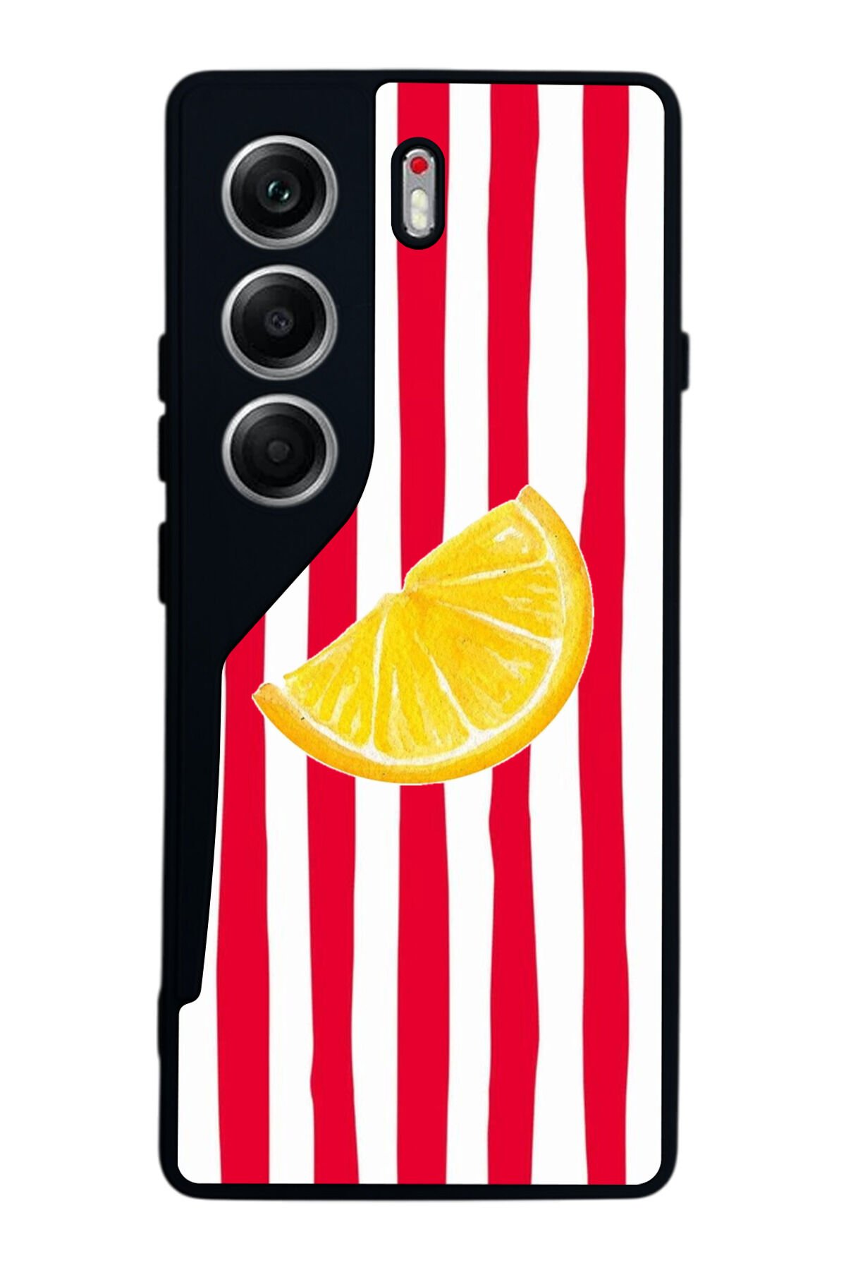 Tecno Camon 40 Uyumlu Limon Tasarımlı Glossy Premium Kılıf