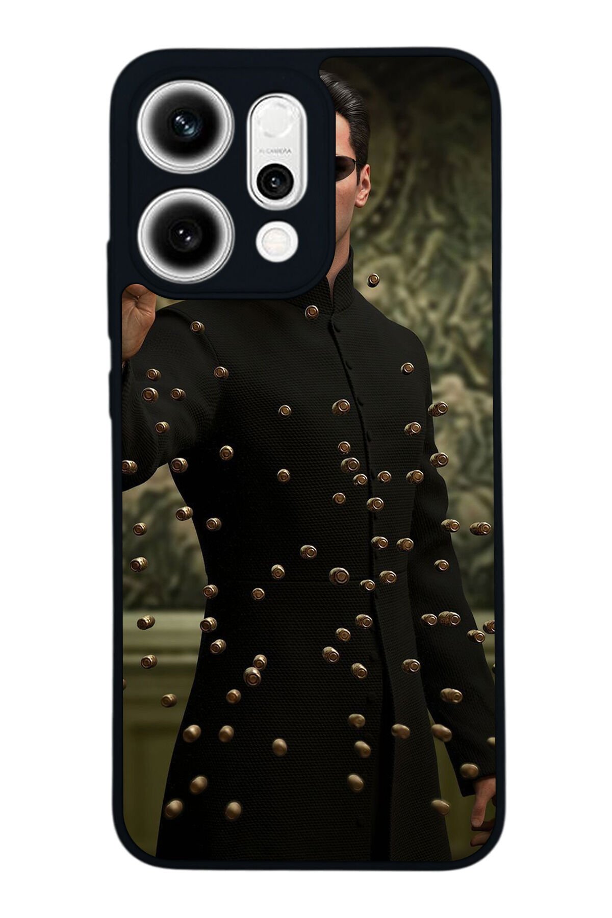 Oppo Reno 14 Uyumlu MatriOppo Oppo Reno 14 Tasarımlı Glossy Premium Kılıf