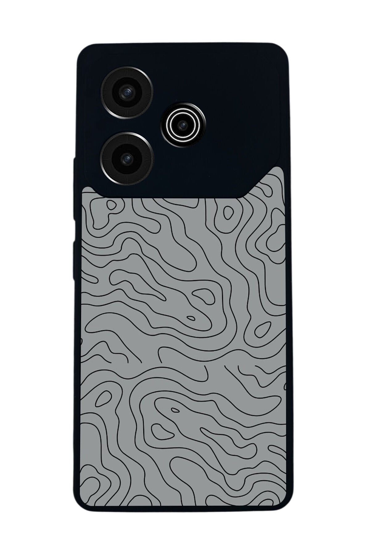 Tecno Pova 6 Uyumlu Çizgi Sanatı Tasarımlı Glossy Premium Kılıf