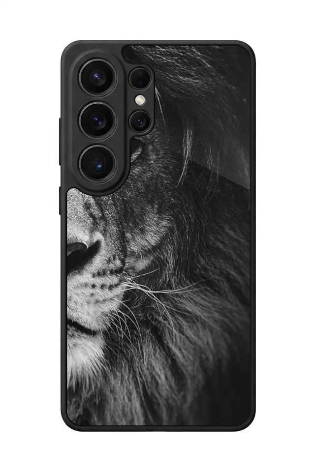 Samsung Galaxy S26 Ultra Uyumlu Aslan Tasarımlı Glossy Premium Kılıf