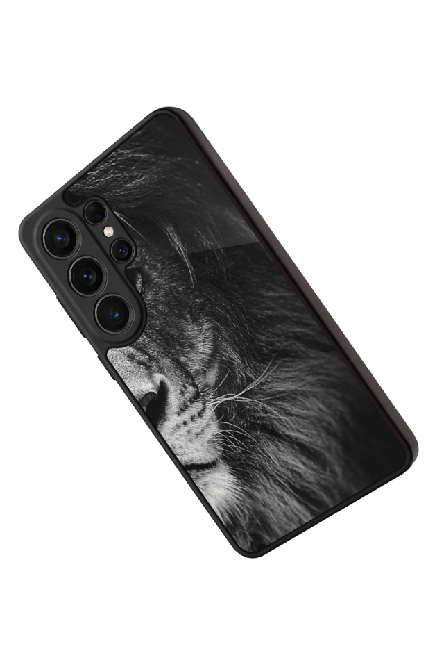 Samsung Galaxy S26 Ultra Uyumlu Aslan Tasarımlı Glossy Premium Kılıf