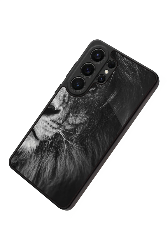 Samsung Galaxy S26 Ultra Uyumlu Aslan Tasarımlı Glossy Premium Kılıf