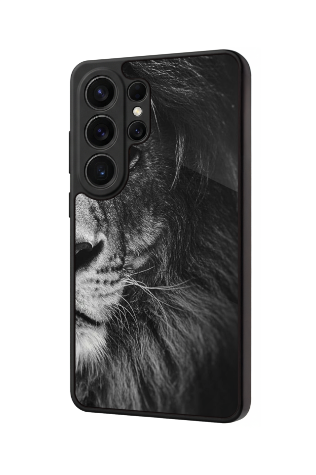 Samsung Galaxy S26 Ultra Uyumlu Aslan Tasarımlı Glossy Premium Kılıf