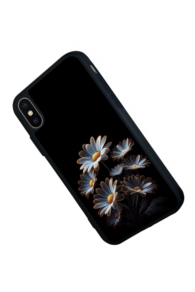 iPhone XS Max Uyumlu Cicek Tasarımlı Glossy Premium Kılıf