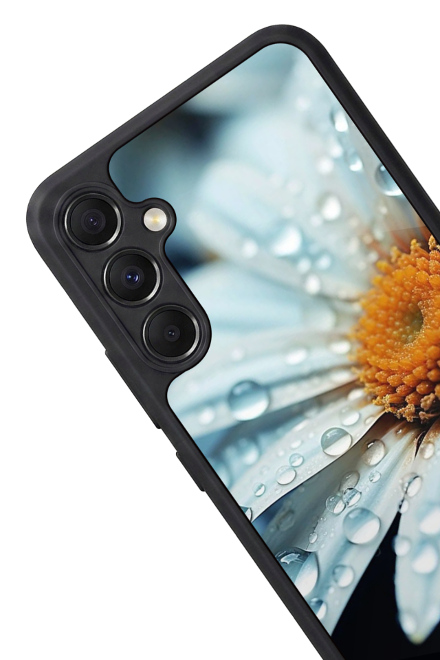 Samsung Galaxy A34 Uyumlu Cicek Tasarımlı Glossy Premium Kılıf