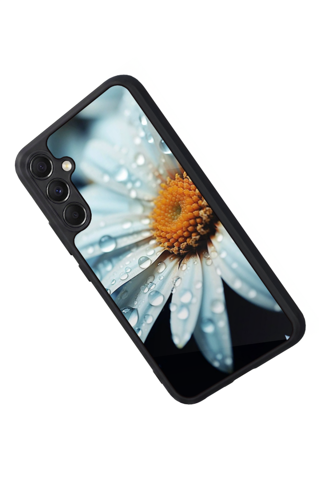 Samsung Galaxy A34 Uyumlu Cicek Tasarımlı Glossy Premium Kılıf