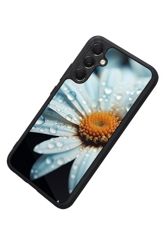 Samsung Galaxy A34 Uyumlu Cicek Tasarımlı Glossy Premium Kılıf