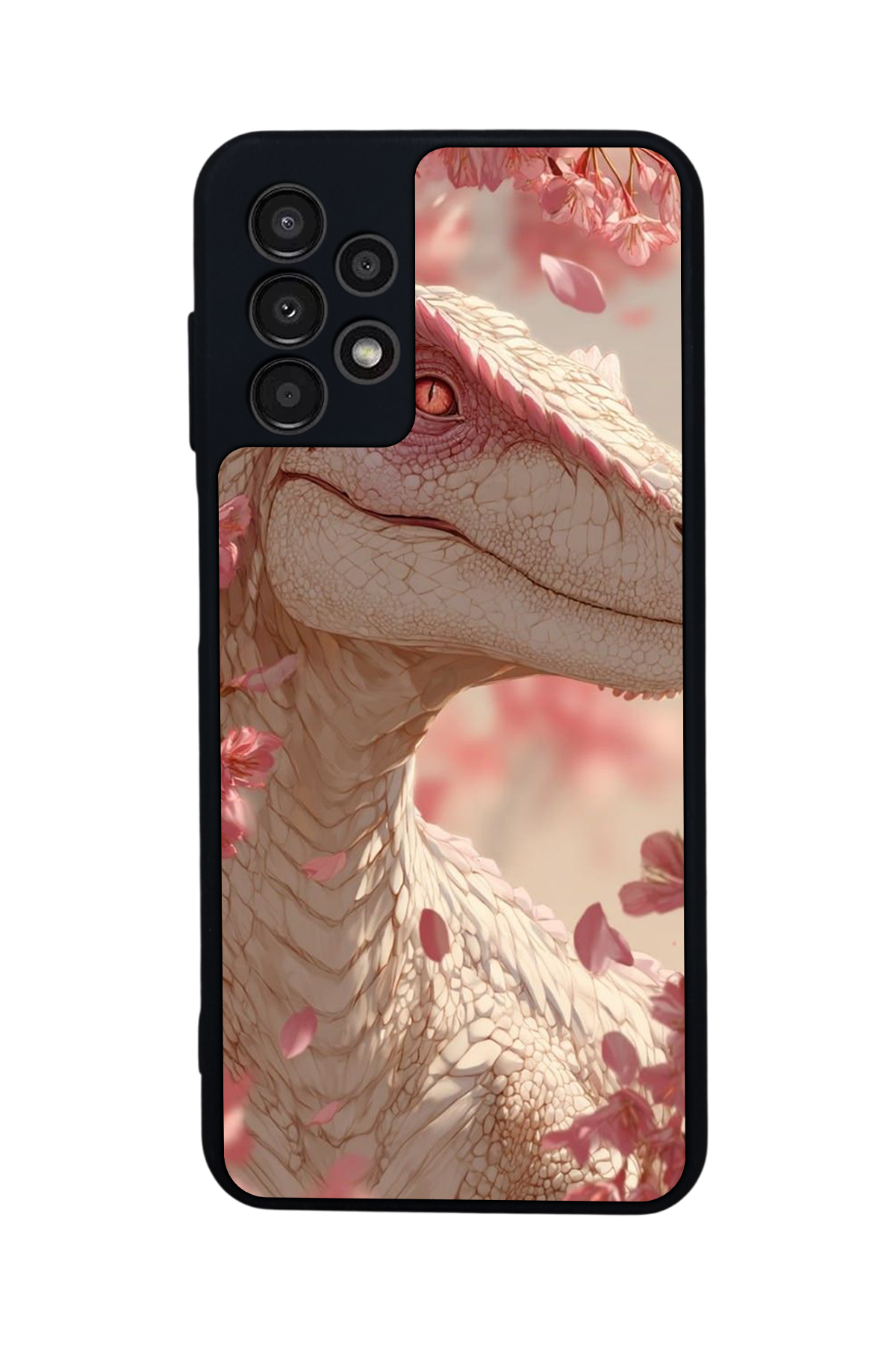 Samsung Galaxy A13 Uyumlu Dinazor Tasarımlı Glossy Premium Kılıf