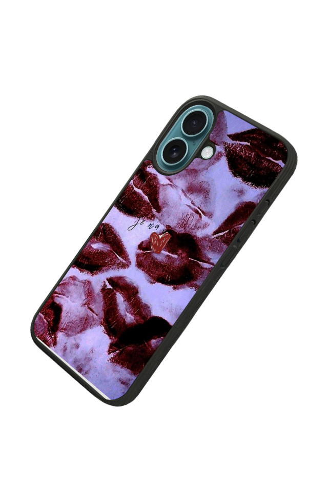 iPhone 16 Uyumlu Dudak Tasarımlı Glossy Premium Kılıf