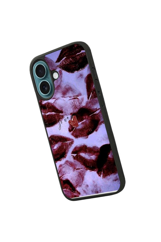 iPhone 16 Uyumlu Dudak Tasarımlı Glossy Premium Kılıf