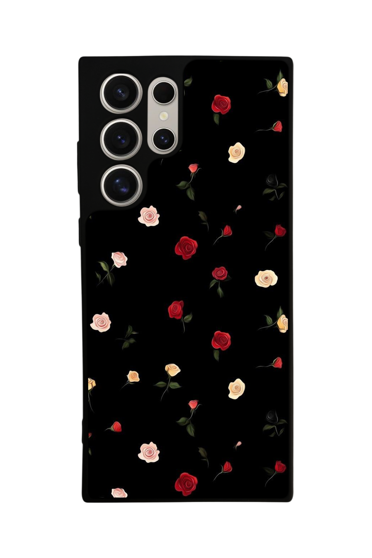 Samsung Galaxy S23 Ultra Uyumlu Floral Tasarımlı Glossy Premium Kılıf