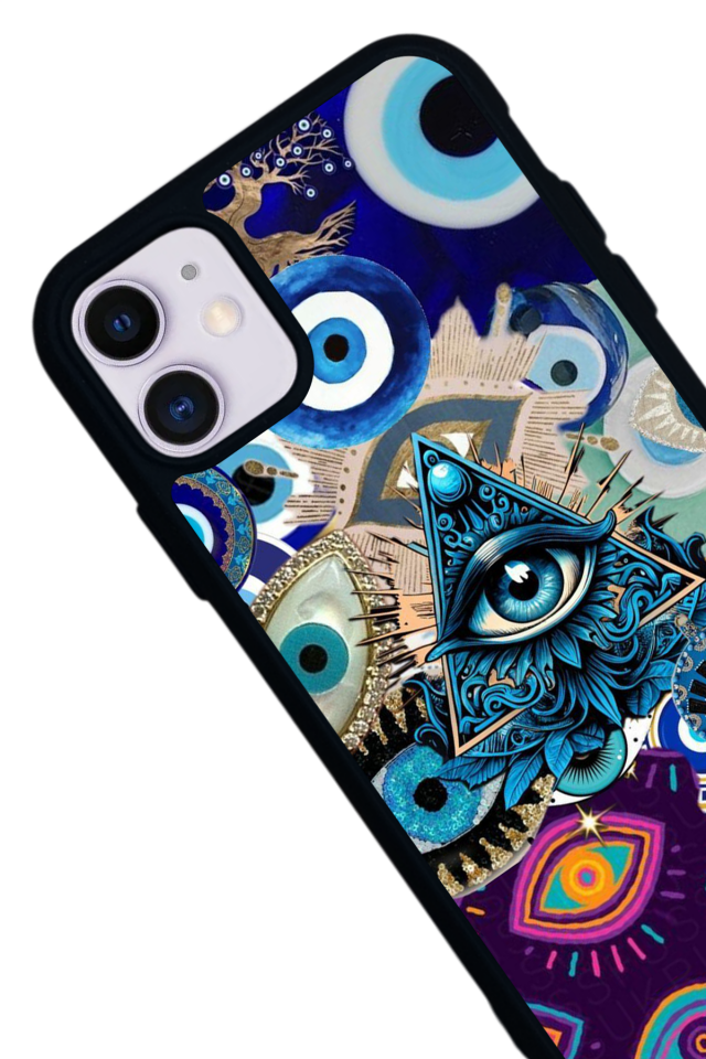 iPhone 11 Uyumlu Göz Tasarımlı Glossy Premium Kılıf