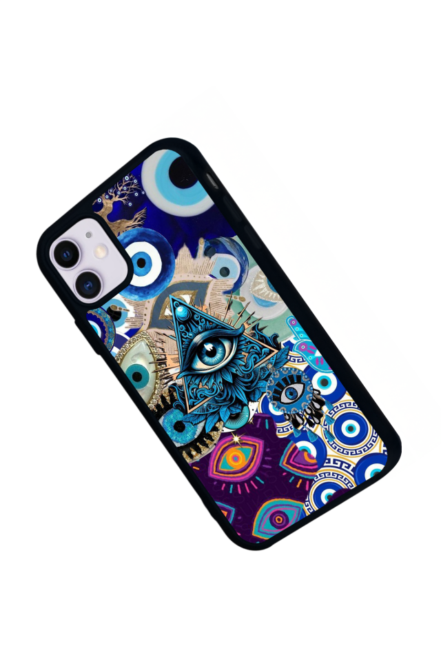 iPhone 11 Uyumlu Göz Tasarımlı Glossy Premium Kılıf