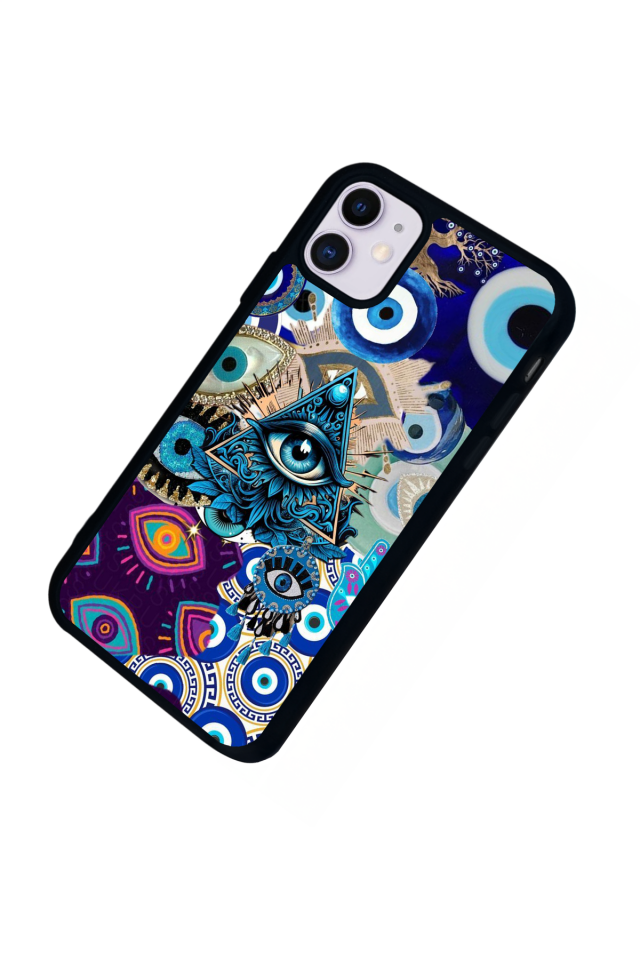 iPhone 11 Uyumlu Göz Tasarımlı Glossy Premium Kılıf