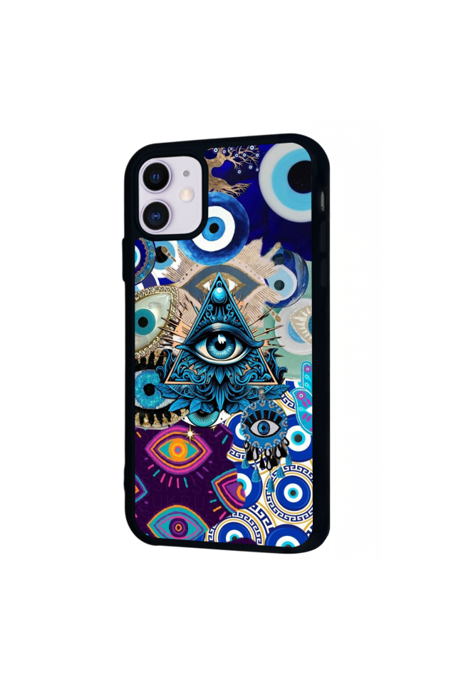iPhone 11 Uyumlu Göz Tasarımlı Glossy Premium Kılıf