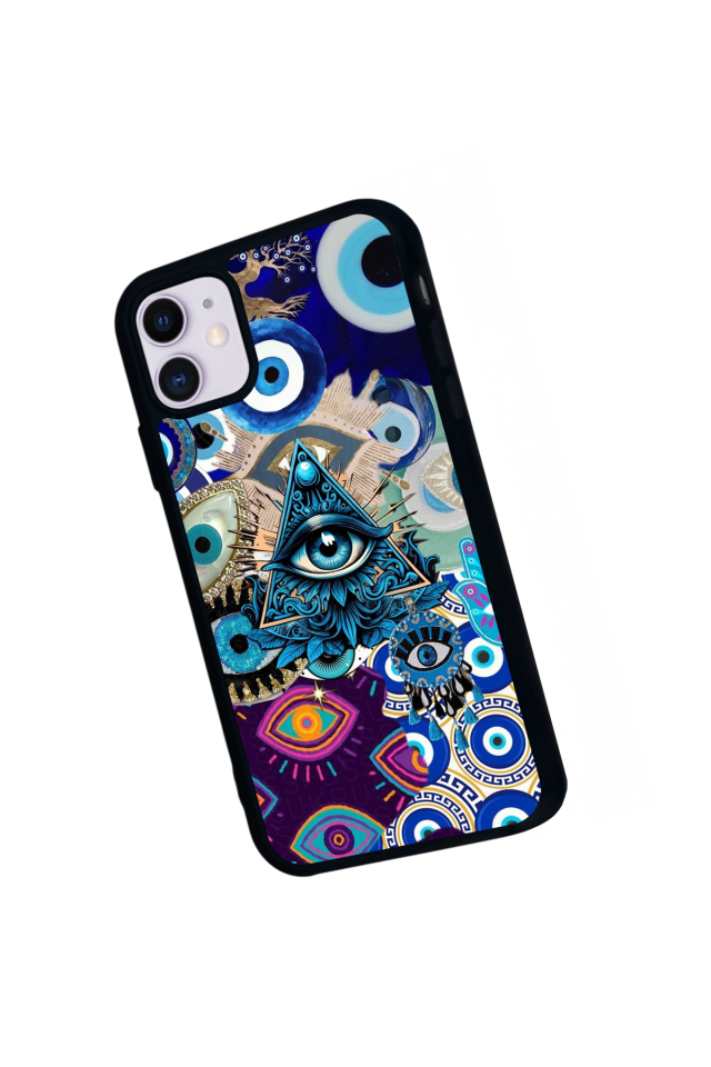 iPhone 11 Uyumlu Göz Tasarımlı Glossy Premium Kılıf
