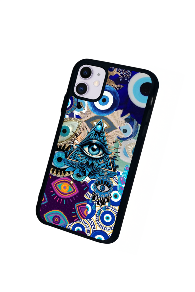 iPhone 11 Uyumlu Göz Tasarımlı Glossy Premium Kılıf