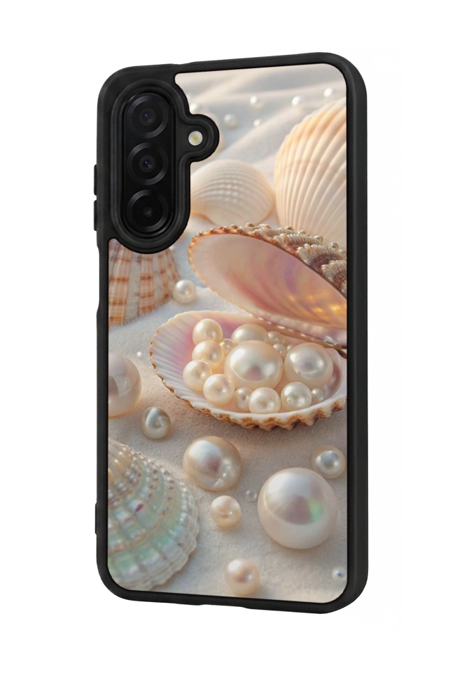 Samsung Galaxy A56 Uyumlu  İnci Tasarımlı Glossy Premium Kılıf