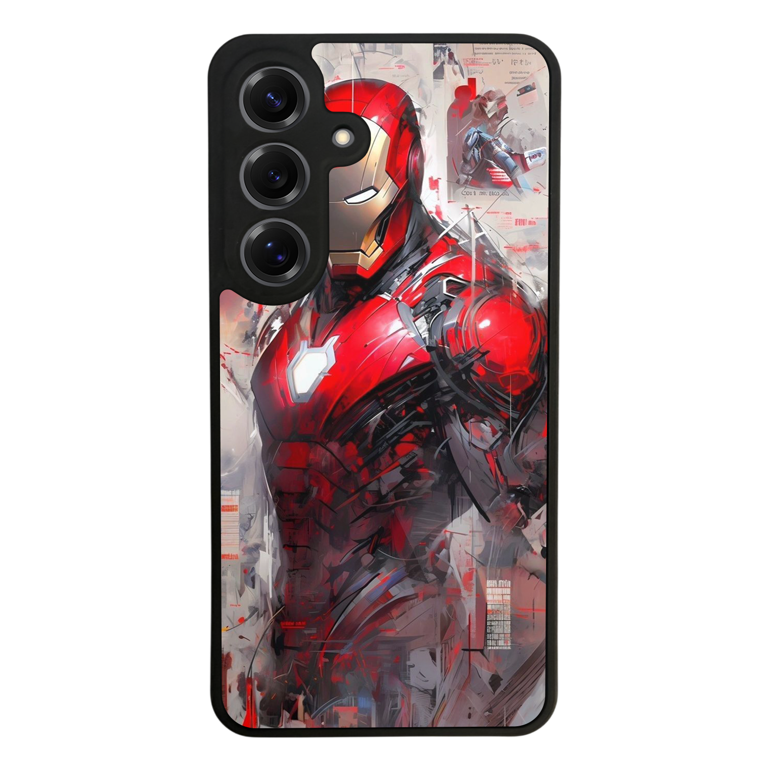 Samsung Galaxy S25 Uyumlu Iron Man ( Demir Adam ) Tasarımlı Glossy Premium Kılıf