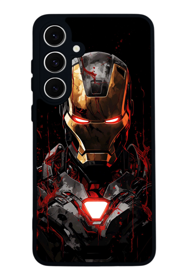Samsung Galaxy S24 FE Uyumlu  Iron Man ( Demir Adam ) Tasarımlı Glossy Premium Kılıf