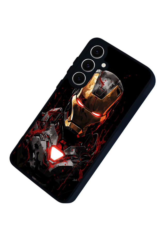 Samsung Galaxy S24 FE Uyumlu  Iron Man ( Demir Adam ) Tasarımlı Glossy Premium Kılıf