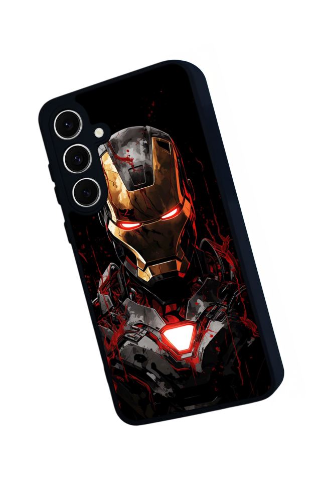 Samsung Galaxy S24 FE Uyumlu  Iron Man ( Demir Adam ) Tasarımlı Glossy Premium Kılıf