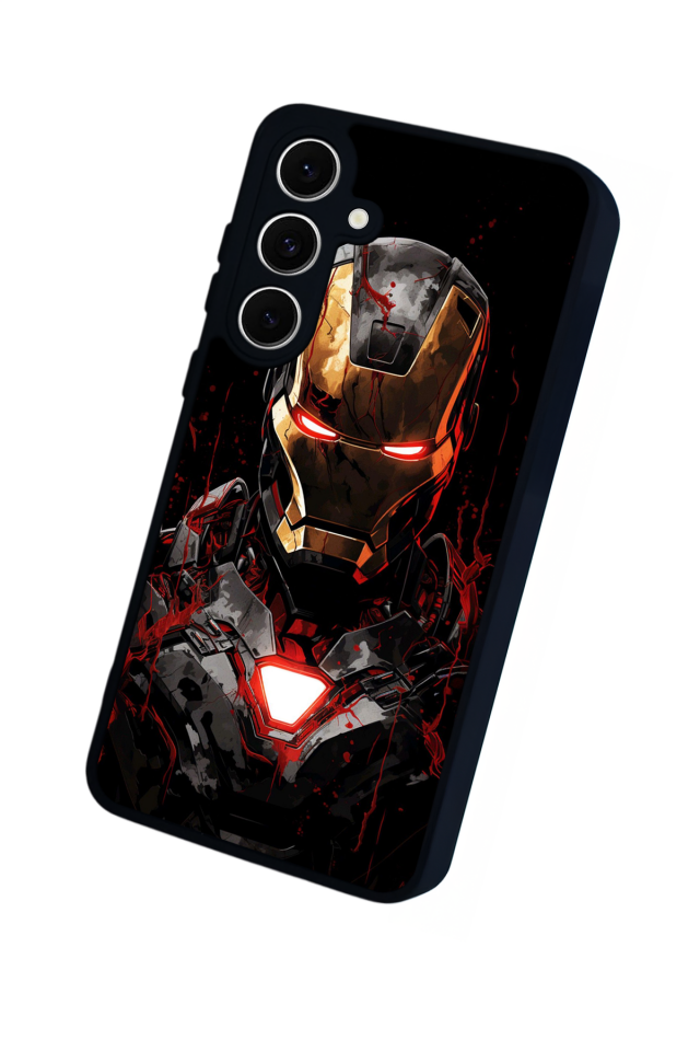 Samsung Galaxy S24 FE Uyumlu  Iron Man ( Demir Adam ) Tasarımlı Glossy Premium Kılıf
