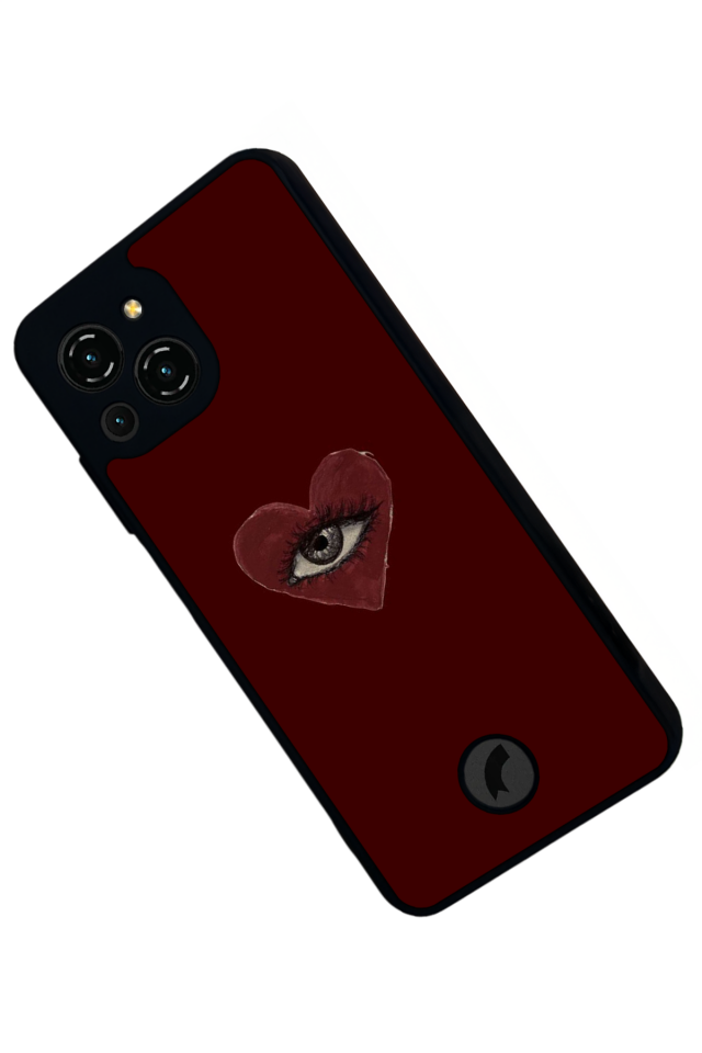 Reeder S23 Pro Max Uyumlu Kalp Love Tasarımlı Glossy Premium Kılıf