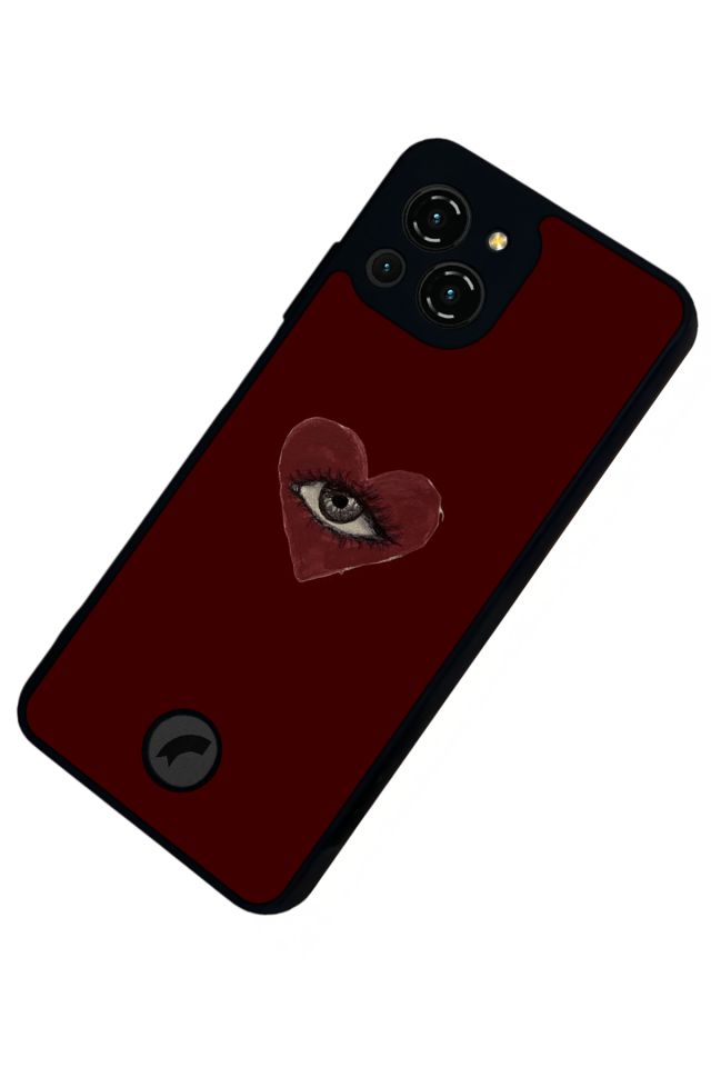 Reeder S23 Pro Max Uyumlu Kalp Love Tasarımlı Glossy Premium Kılıf