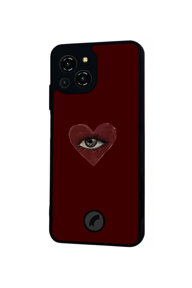 Reeder S23 Pro Max Uyumlu Kalp Love Tasarımlı Glossy Premium Kılıf