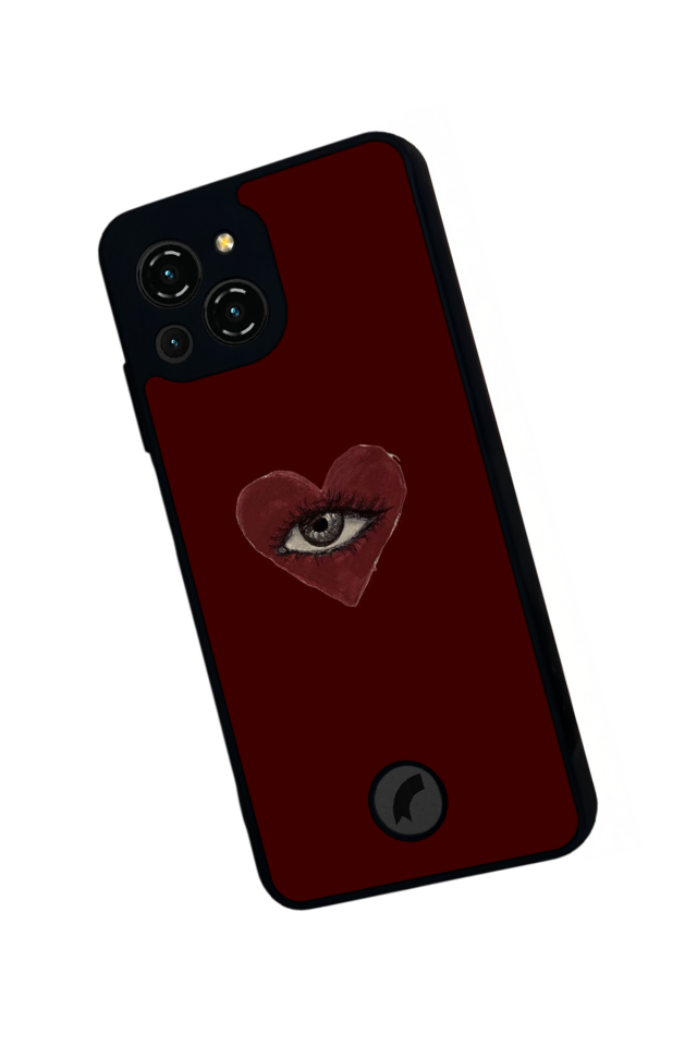 Reeder S23 Pro Max Uyumlu Kalp Love Tasarımlı Glossy Premium Kılıf