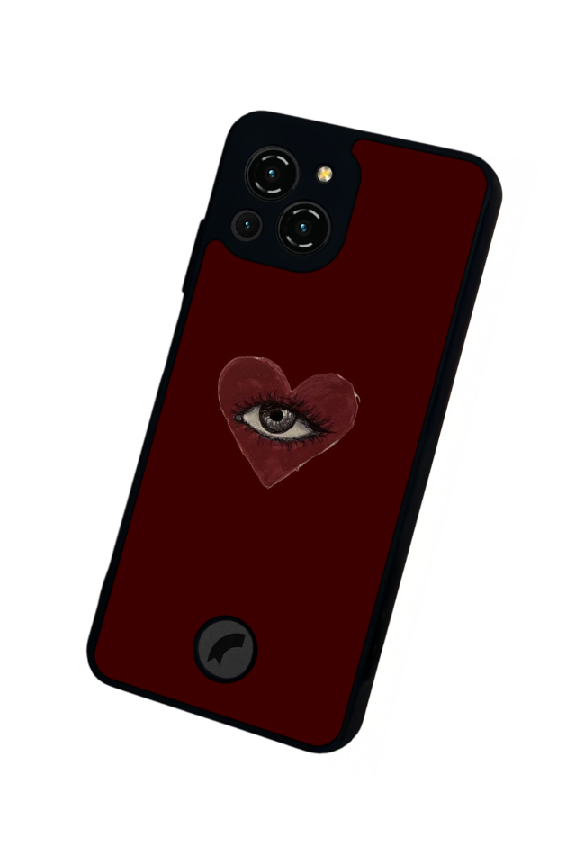 Reeder S23 Pro Max Uyumlu Kalp Love Tasarımlı Glossy Premium Kılıf