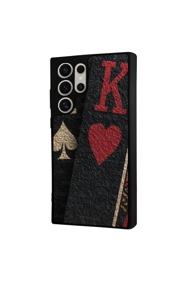 Samsung Galaxy S24 Ultra Uyumlu Kart Tasarımlı Glossy Premium Kılıf