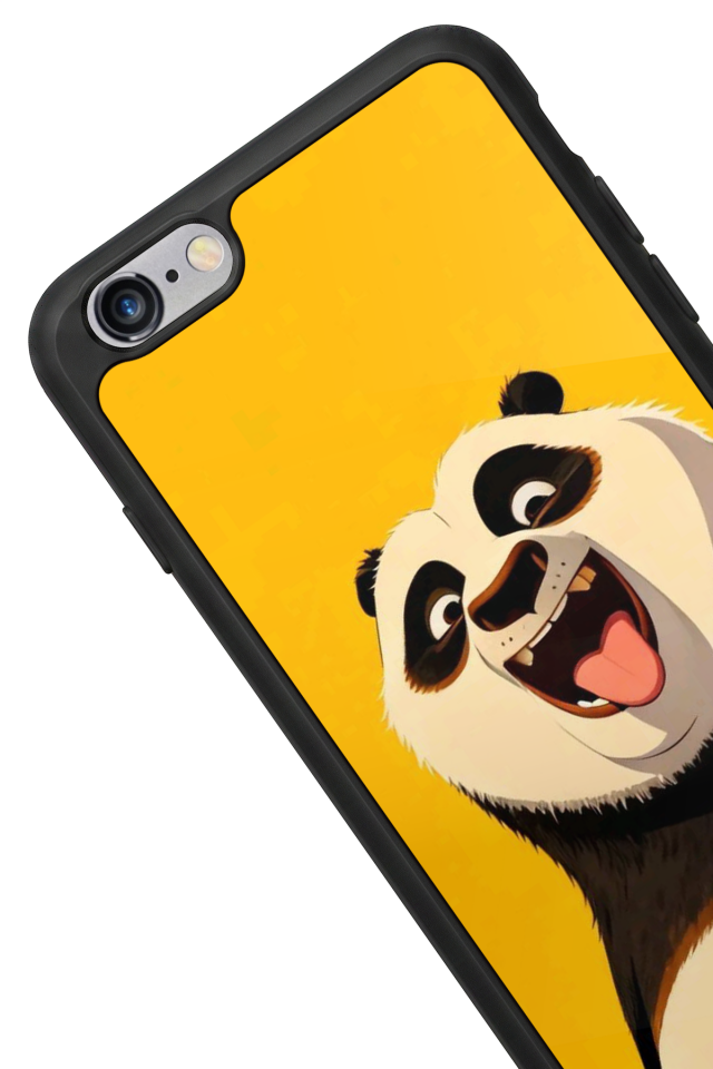 iPhone 6s Plus Uyumlu Kung Fu Panda Tasarımlı Glossy Premium Kılıf