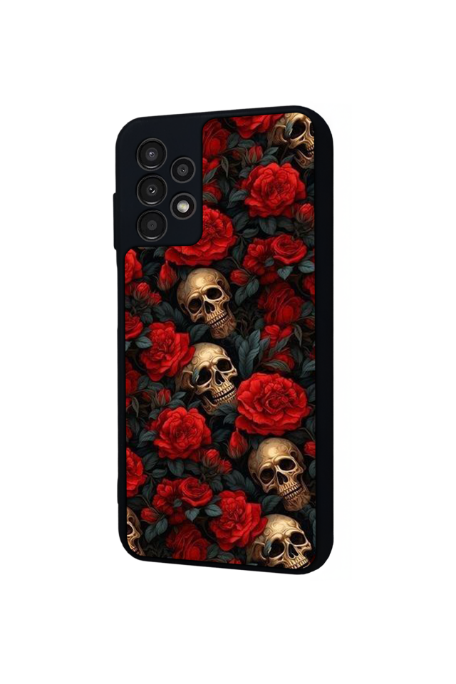 Samsung Galaxy A13 Uyumlu KuruKafa Tasarımlı Glossy Premium Kılıf