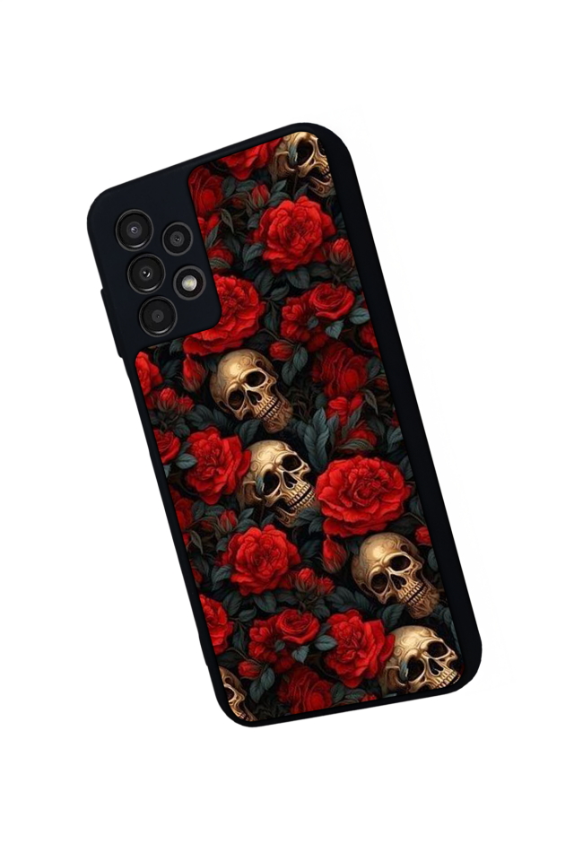 Samsung Galaxy A13 Uyumlu KuruKafa Tasarımlı Glossy Premium Kılıf