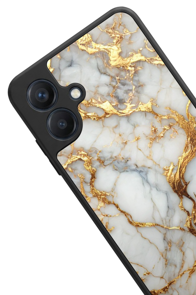 Samsung Galaxy A07 Uyumlu Mermer Marble Tasarımlı Glossy Premium Kılıf
