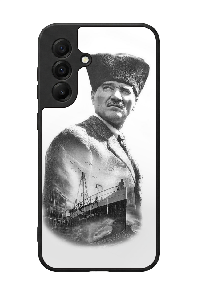 Samsung Galaxy A17 Uyumlu Mustafa Kemal Ataturk Tasarımlı Glossy Premium Kılıf