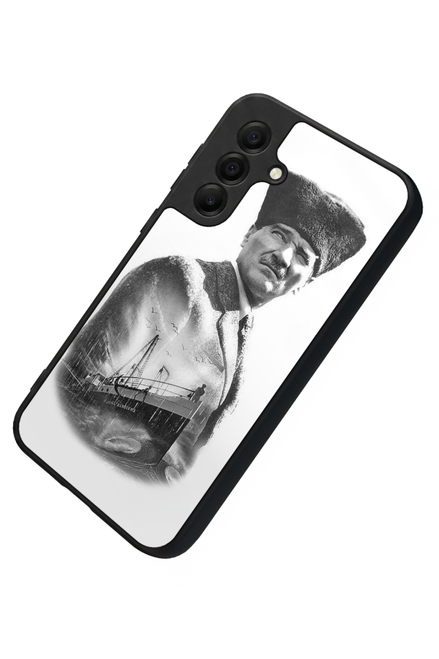 Samsung Galaxy A17 Uyumlu Mustafa Kemal Ataturk Tasarımlı Glossy Premium Kılıf