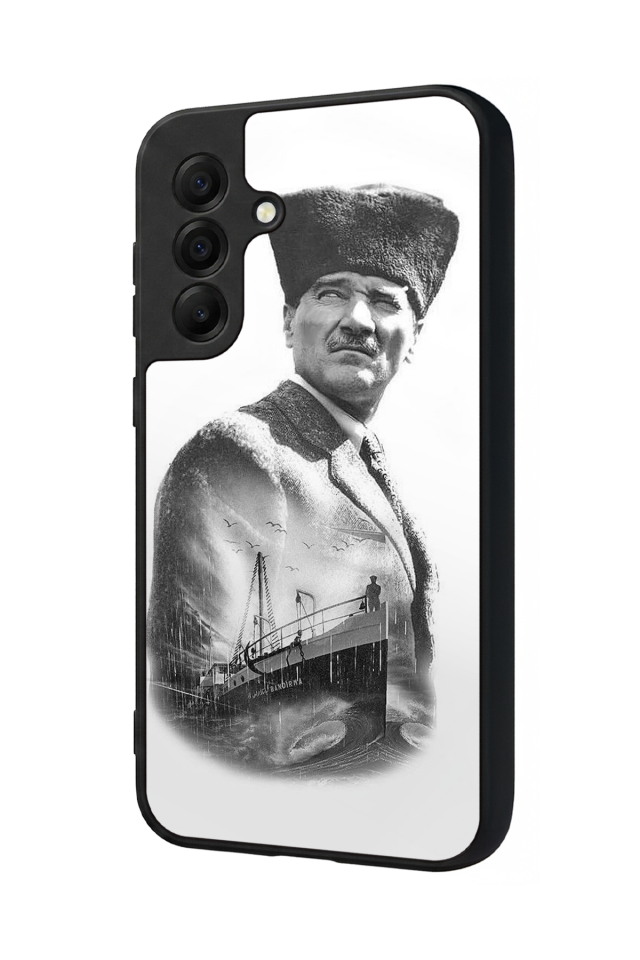 Samsung Galaxy A17 Uyumlu Mustafa Kemal Ataturk Tasarımlı Glossy Premium Kılıf