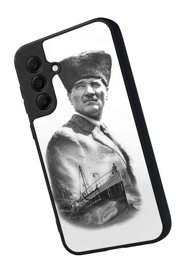 Samsung Galaxy A17 Uyumlu Mustafa Kemal Ataturk Tasarımlı Glossy Premium Kılıf