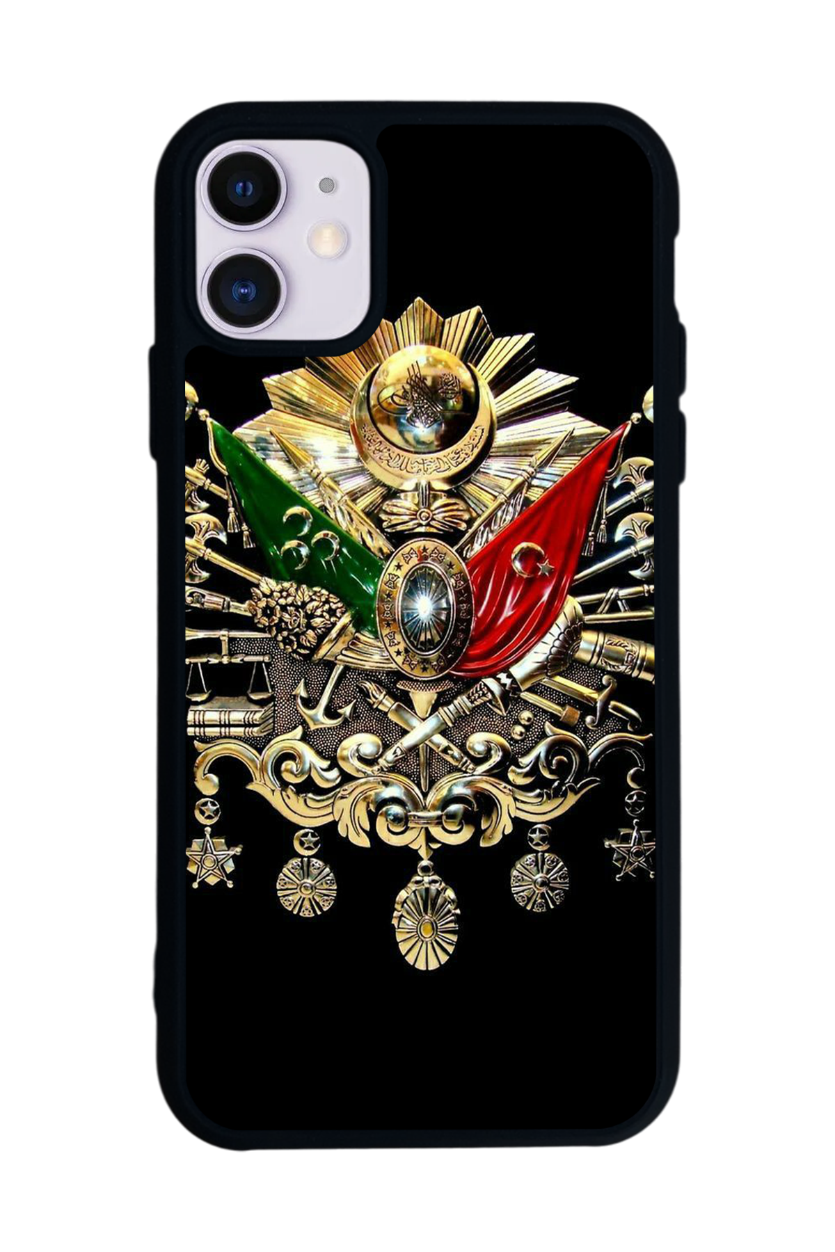 iPhone 11 Uyumlu Osmanli Tugrasi Tasarımlı Glossy Premium Kılıf