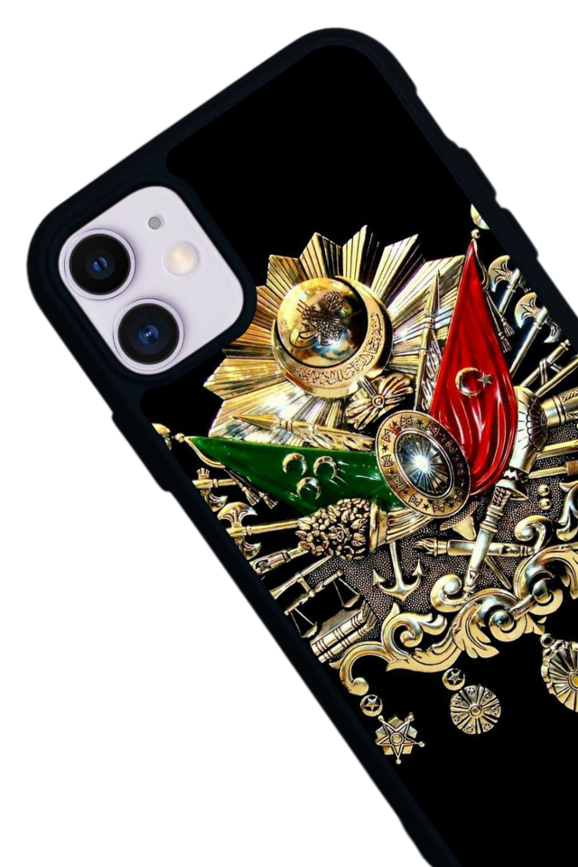 iPhone 11 Uyumlu Osmanli Tugrasi Tasarımlı Glossy Premium Kılıf