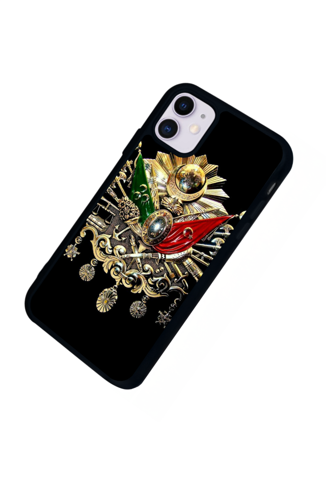 iPhone 11 Uyumlu Osmanli Tugrasi Tasarımlı Glossy Premium Kılıf