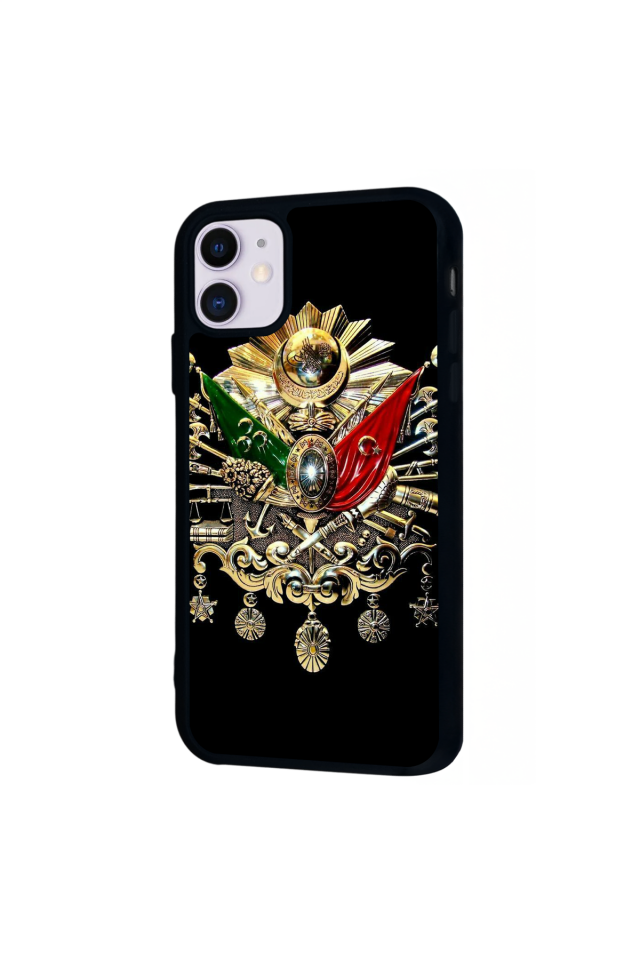 iPhone 11 Uyumlu Osmanli Tugrasi Tasarımlı Glossy Premium Kılıf
