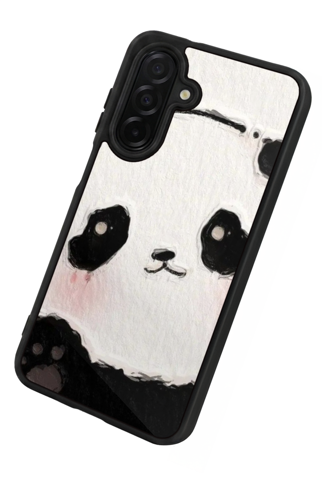 Samsung Galaxy A26 Uyumlu Panda Tasarımlı Glossy Premium Kılıf