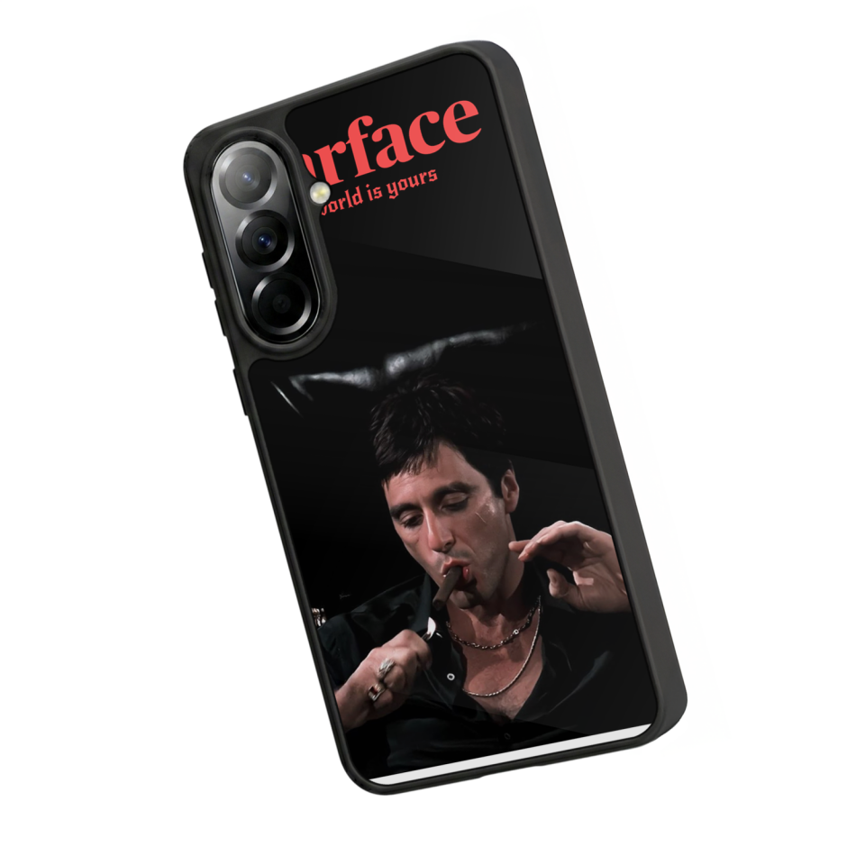 Samsung Galaxy A37 Uyumlu Scarface Tasarımlı Glossy Premium Kılıf